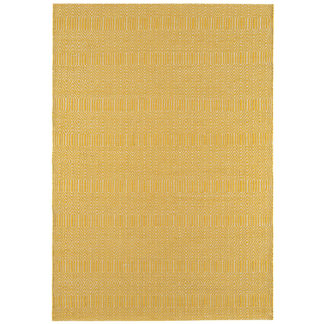 An Image of Sloan Cotton and Wool Rug Mustard
