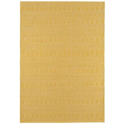 An Image of Sloan Cotton and Wool Rug Mustard