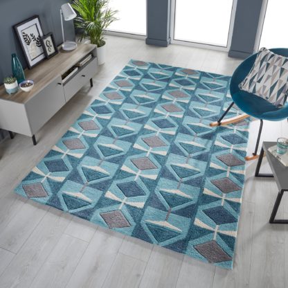 An Image of Kodiac Rug Kodiac Blue