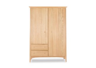 An Image of Heal's Blythe 2 Door Wardrobe Oak