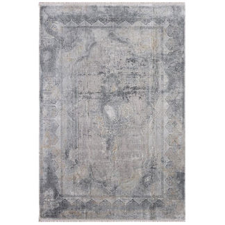 An Image of Artisan Rug Metallic Grey