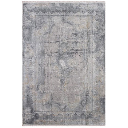 An Image of Artisan Rug Metallic Grey