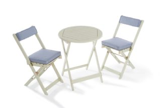 An Image of Greenhurst Raffles Bistro Set - Antique White