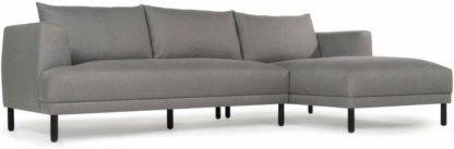 An Image of Bowery Right hand Facing Chaise End Corner Sofa, Fossil Grey