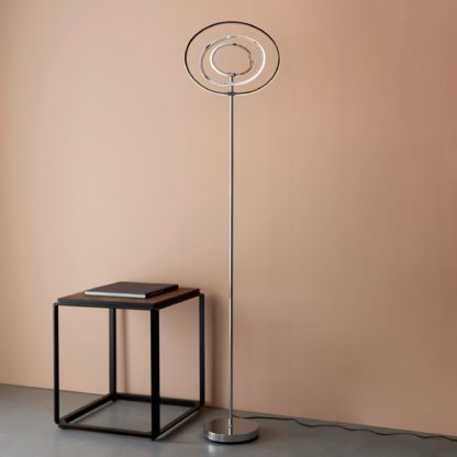 An Image of LED Atoka Floor Lamp Chrome