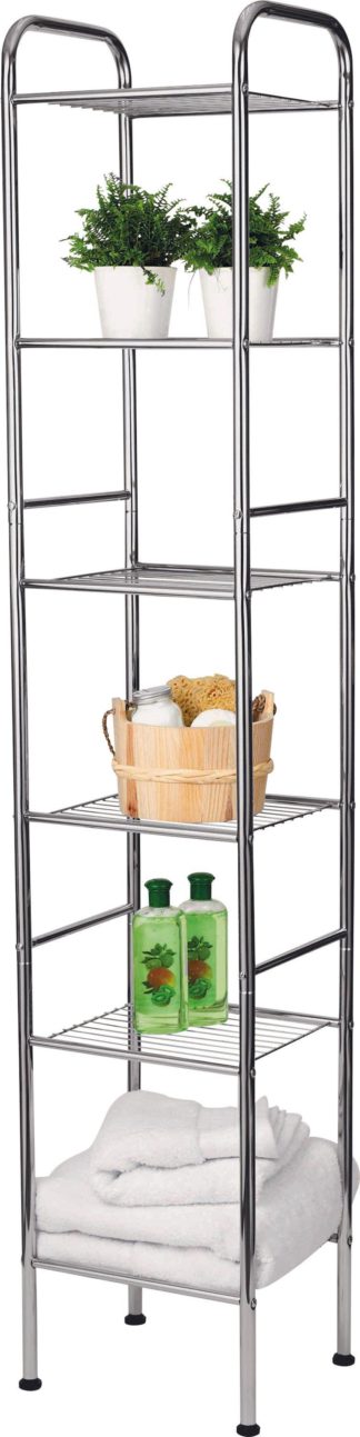 An Image of Argos Home 6 Tier Wire Shelf Unit