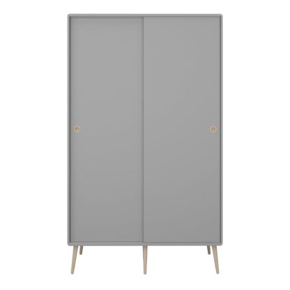 a7101a26026ff016d30b4c911e888752c90d1a0f4f307e1fbf6782dd65eeba4d.jpg An Image of Softline Sliding 2 Door Wardrobe Grey