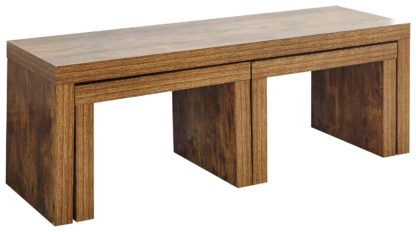 An Image of Jakarta Nest of 3 Tables - Mango Wood Effect