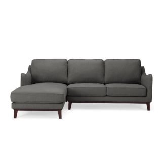 An Image of Harrison Left Hand Corner Sofa Grey