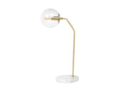 An Image of Heal's Joule Table Lamp Tall Smoke Black