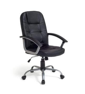 An Image of Habitat Walker Height Adjustable Office Chair - Black