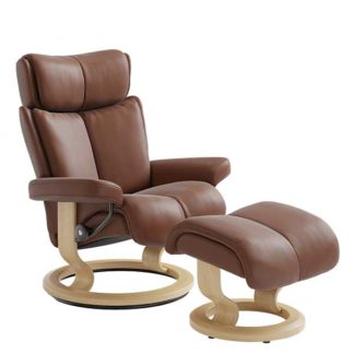 An Image of Stressless Magic Classic Chair Stool Paloma