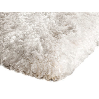 An Image of Plush Hand Woven Rug White