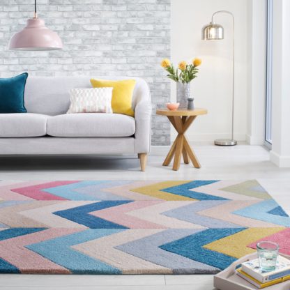 An Image of Chroma Rug MultiColoured