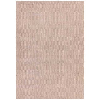 An Image of Sloan Cotton and Wool Rug Pink