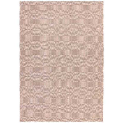 An Image of Sloan Cotton and Wool Rug Pink
