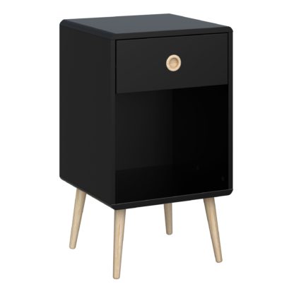bccf674a4cc04327e5a8373b66ea25d500cc7d2b948f48424070928d21f14177.jpg An Image of Softline 1 Drawer Bedside Table White