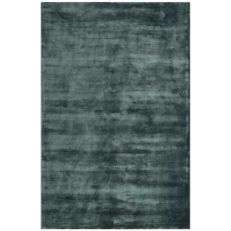 An Image of Katherine Carnaby Chrome Hand Woven Rug Petrol