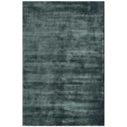 An Image of Katherine Carnaby Chrome Hand Woven Rug Petrol