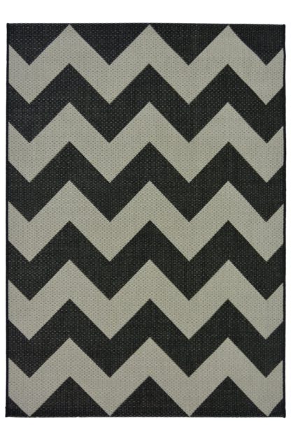 c3fb6a88ff063e7f942b5e0e1ec8a373ee1df961ba653462c47f18cddef8c339.jpg An Image of Homemaker Chevron In & Outdoor Rug - 120x170cm