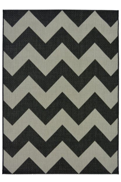 An Image of Homemaker Chevron In & Outdoor Rug - 120x170cm