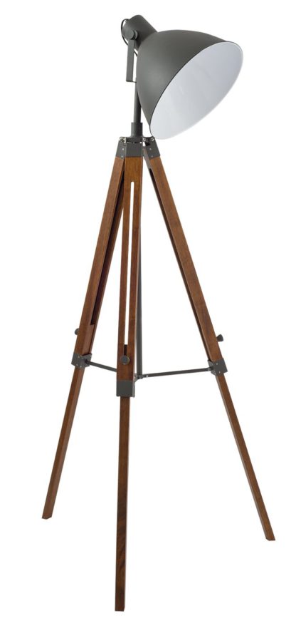 An Image of Argos Home Industrial Tripod Floor Lamp