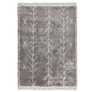 An Image of Rocco Arrow Rug Grey