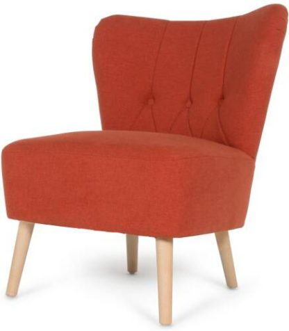 An Image of Charley Accent Chair, Retro Orange
