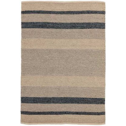 An Image of Fields Rug Ebony