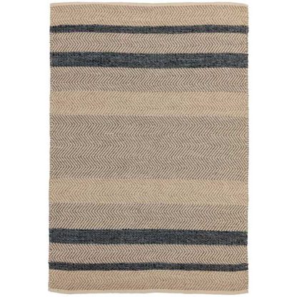 An Image of Fields Rug Ebony