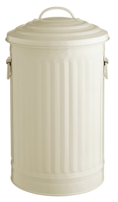 An Image of Habitat Alto 32 Litre Kitchen Bin - Cream