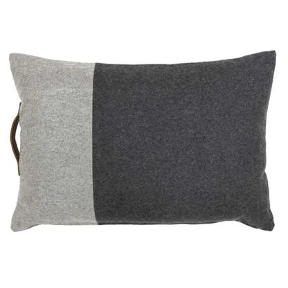 An Image of Two Tone Wool Cushion