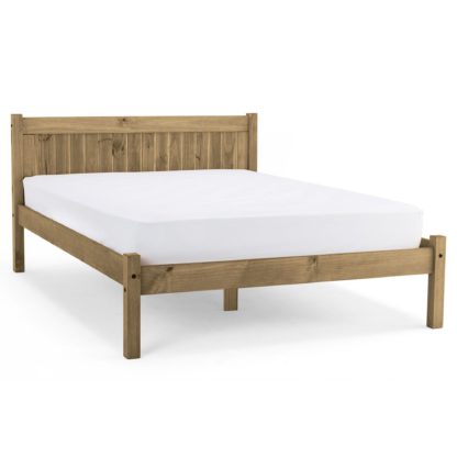 An Image of Maya Single Bed Frame Brown