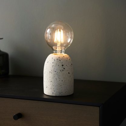 An Image of Chatom Table Lamp White