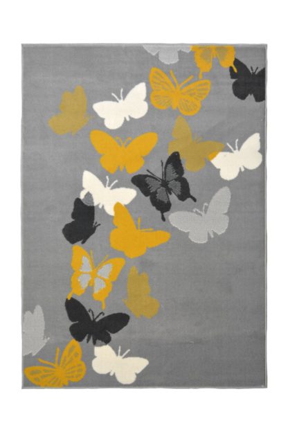 An Image of Homemaker Butterfly Rug - 160x230cm - Pink