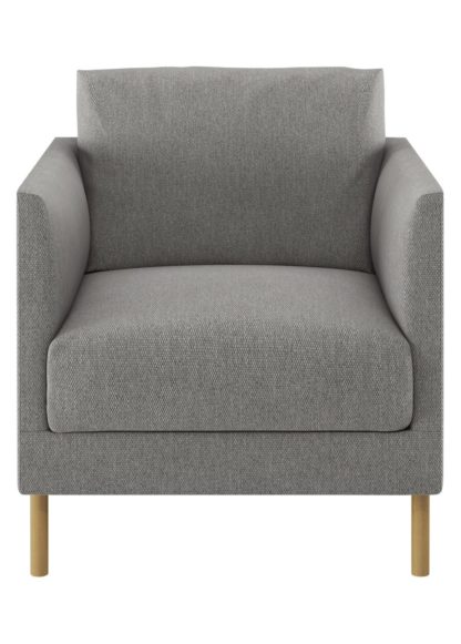 d443b99b42404a0f742b42a44f52887130586b5e356e7c183f444455c821a61e.jpg An Image of Habitat Hyde Grey Fabric Armchair