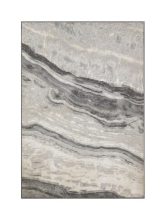 An Image of Argos Home Glam Marble Rug - 120x170cm - Grey