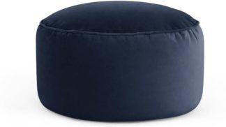 An Image of Lux Velvet floor cushion, Royal Blue Velvet