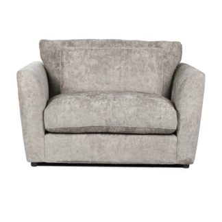 An Image of Esther Chenille Snuggle Chair Mink