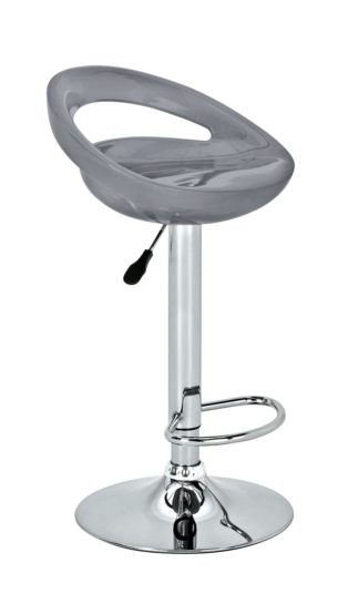 An Image of Argos Home Ottawa Gas Lift Bar Stool - Grey