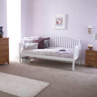 An Image of Madrid White Day Bed White