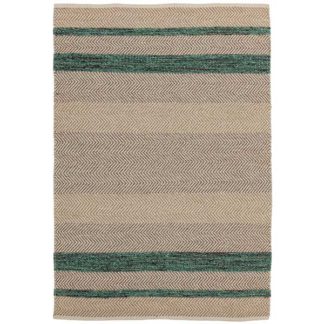 An Image of Fields Rug Emerald