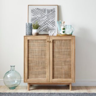 An Image of Indi Small Sideboard Wood (Brown)