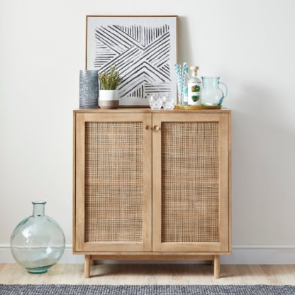 An Image of Indi Small Sideboard Wood (Brown)