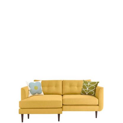 An Image of Orla Kiely Linden Large Chaise Sofa