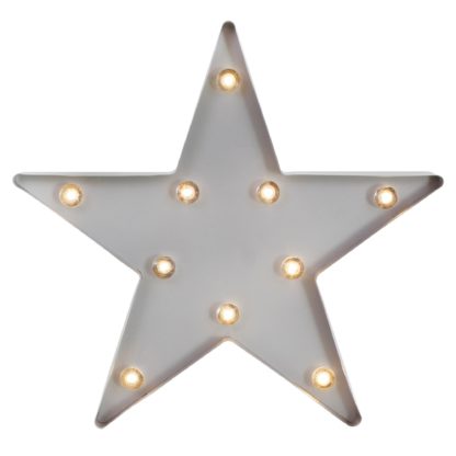 An Image of Star Shaped Grey Light Grey