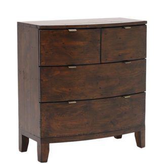 An Image of Navajos Reclaimed Wood 4 Drawer Chest Chestnut