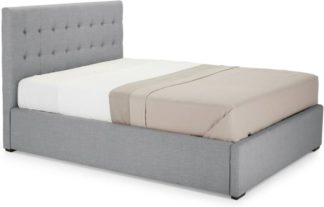 An Image of Finlay Double Bed with Storage, Persian Grey
