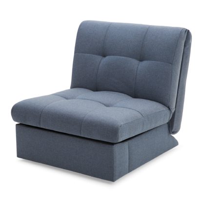e4d637a0220c5a6f883d6e0f1cec7cf2c61fea771d18a02e94fa49e04feaab9f.jpg An Image of Navy Rowan Single Sofa Bed Navy