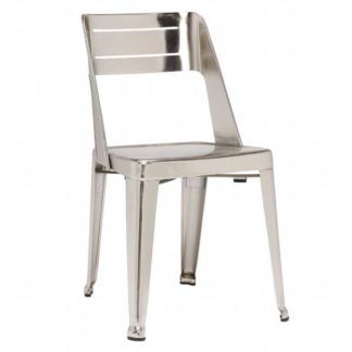 An Image of Lamech Dining Chair Nickel